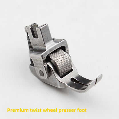 1142★  New eighth-generation roller presser foot flat car thin and thick material multi-functional adjustable down jacket curtain leather roller presser foot