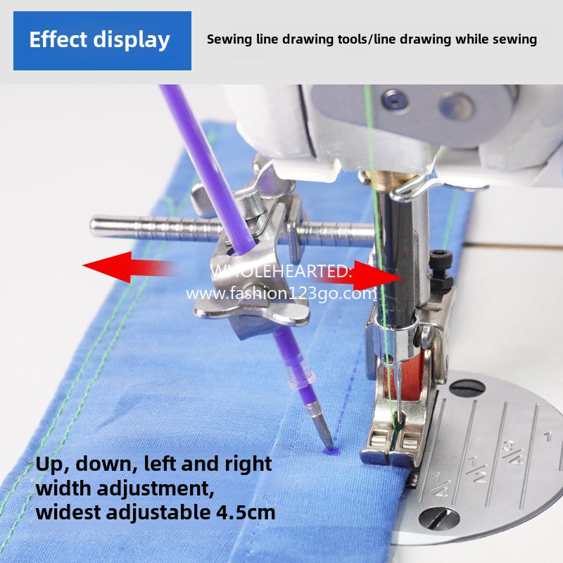 1076  Adjustable sewing line drawing tool sewing machine computer flat car side sewing line drawing tool sewing machine accessories