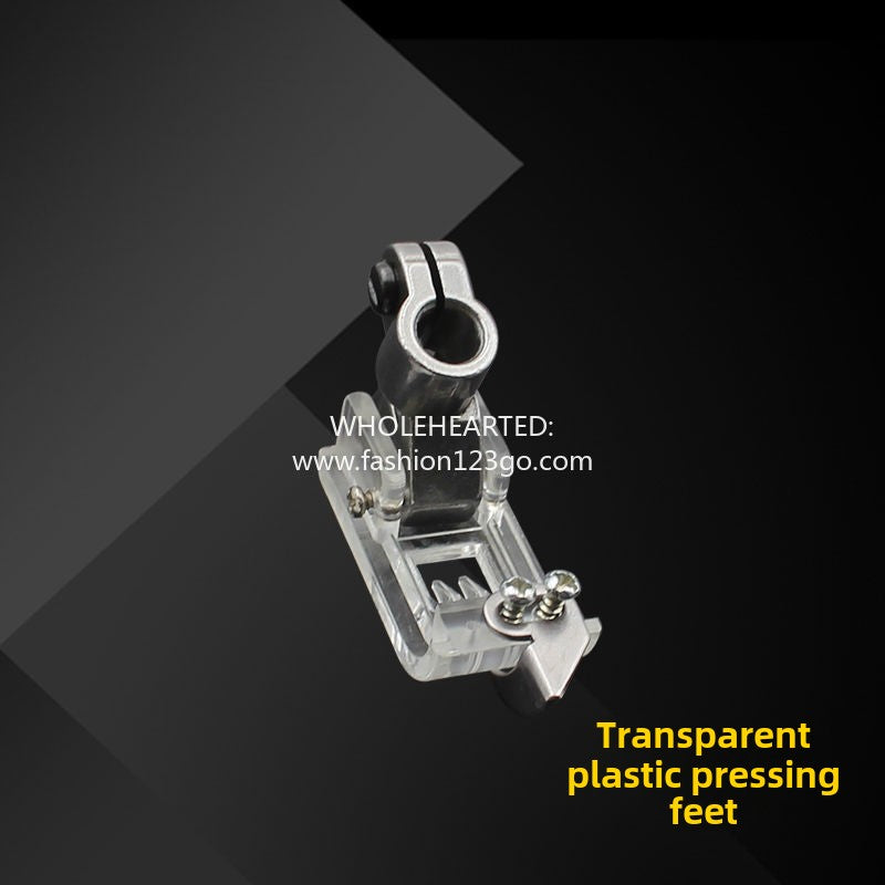 1383★  Stretch sewing car three-needle five-wire presser foot W500 car presser foot 5.6 plastic presser foot car