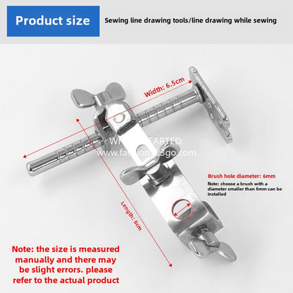 1076  Adjustable sewing line drawing tool sewing machine computer flat car side sewing line drawing tool sewing machine accessories