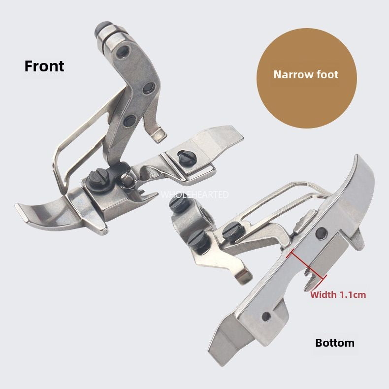 1040  Jack presser foot Pegasus M800/988 shoulder strap presser foot EX oversewing machine four-wire edge locking presser foot narrow presser foot