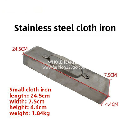 1373★  Cutting bed fabric fabric fixing with pressing iron Stainless steel cutting bed pressing iron, cast iron pressing cloth block pressing cloth iron, cloth press