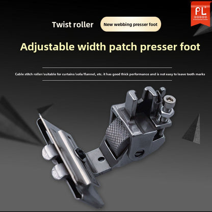 1306★  New left and right adjustable webbing roller presser foot, lace presser foot sticker presser foot presser foot presser foot webbing presser foot