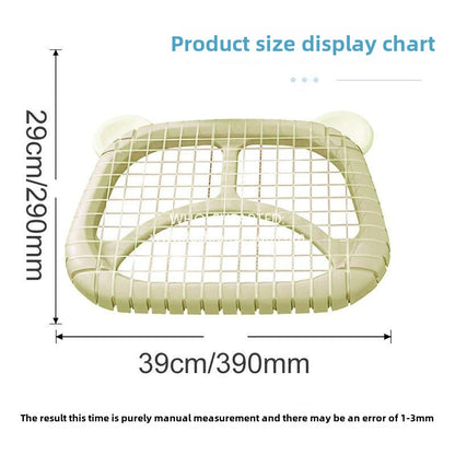 1331★  Summer seat cushion breathable clothing factory employee seat cushion grid plastic chair cushion, stool chair heat dissipation summer butt